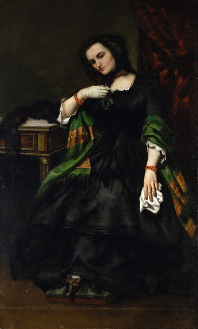Madame Auguste Cuoq Mathilde Desportes, 1827-1910, ca. 1852-57. de Gustave Courbet