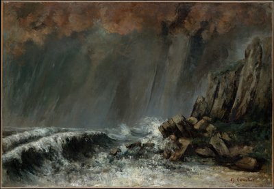 Marinha: A tromba marinha de Gustave Courbet