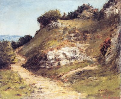 Caminho nas Rochas de Gustave Courbet