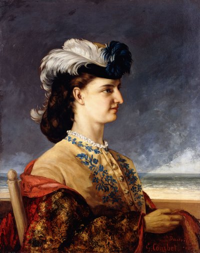 Retrato da Condessa Karoly, 1865 de Gustave Courbet
