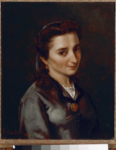 Retrato de Madame Buchon Pintura por Gustave Courbet de Gustave Courbet