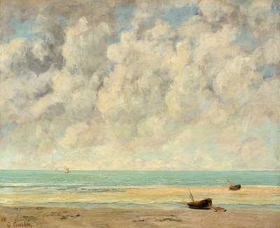 Mar calmo. 1869 de Gustave Courbet