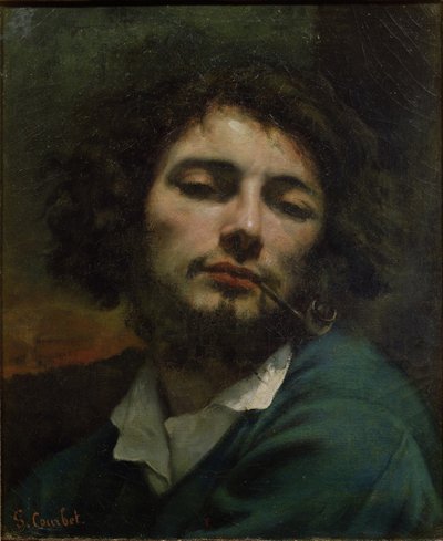 Auto-retrato de Gustave Courbet