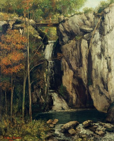 The Chasm at Conches de Gustave Courbet