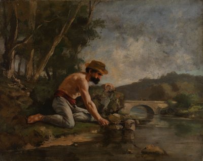 O pescador de Gustave Courbet