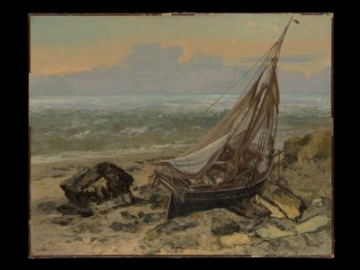 O barco de pesca de Gustave Courbet