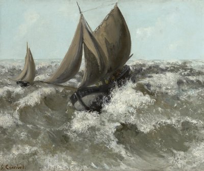 O veleiro de Gustave Courbet