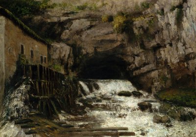 A fonte da Loue, 1864 de Gustave Courbet