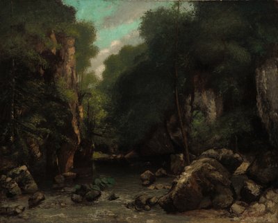 O vale de Les Puits-Noir de Gustave Courbet