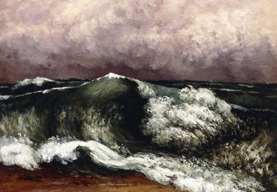 A onda, 1869 de Gustave Courbet