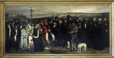 O funeral em Ornans - por Gustave Courbet, Musée d
