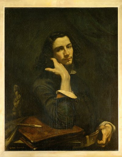 O homem do cinto de couro (pintura sobre tela) de Gustave Courbet
