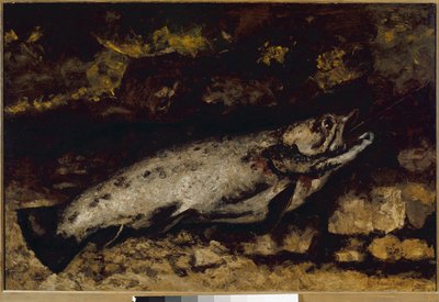 A truta (óleo sobre tela de Gustave Courbet