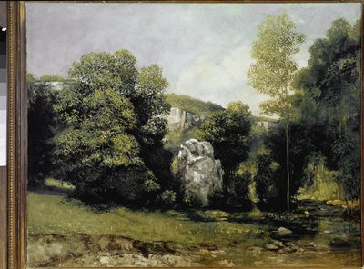 Vista do rio Breme (óleo sobre tela de Gustave Courbet
