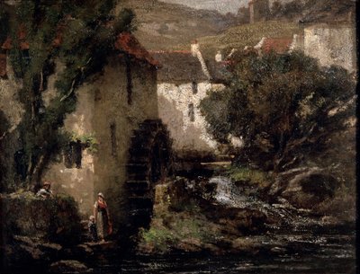 Moinho de água, século XIX. de Gustave Courbet