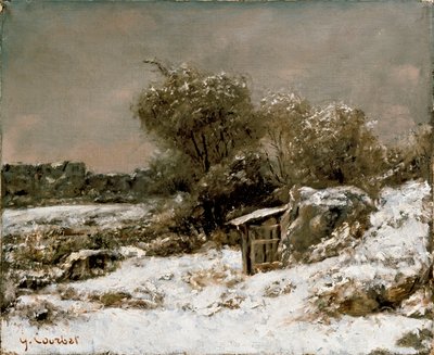 Cena de Inverno, pós 1855 de Gustave Courbet