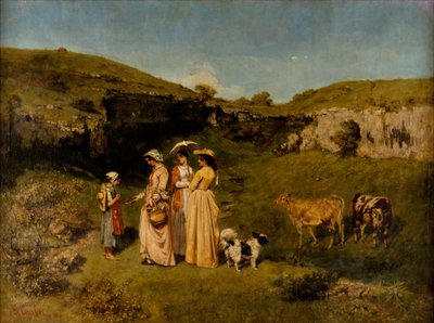 As Jovens da Aldeia de Gustave Courbet