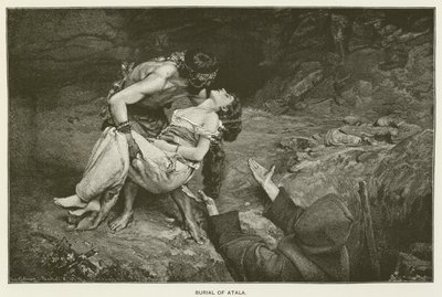 Enterro de Atala de Gustave Claude Etienne Courtois