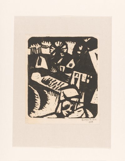 Paisagem de Gustave De Smet (signed by artist)