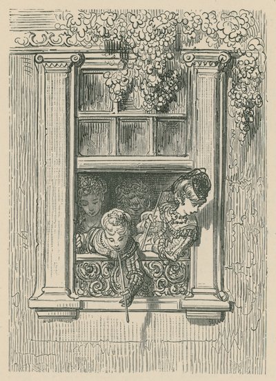 Uma cena da vida londrina de Gustave Dore