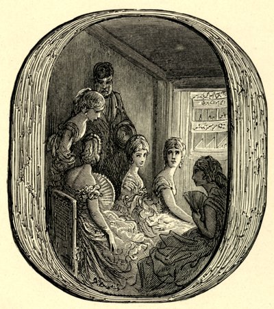 Uma caixa de ópera em de Gustave Dore