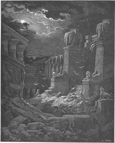 A Babilônia caiu, 1897 de Gustave Dore
