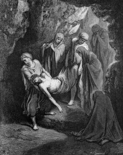 Sepultamento de Jesus de Gustave Dore