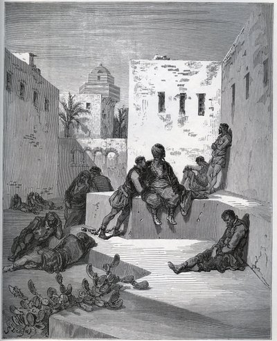 História cativa. Pátio da Bagne d