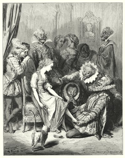 Cinderela (gravura) de Gustave Dore