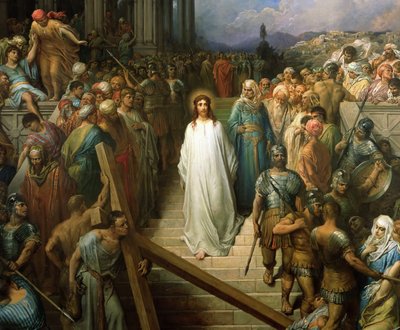 Cristo Deixando o Pretório Christ quittant le prétoire, Entre 1874 e 1880. de Gustave Dore