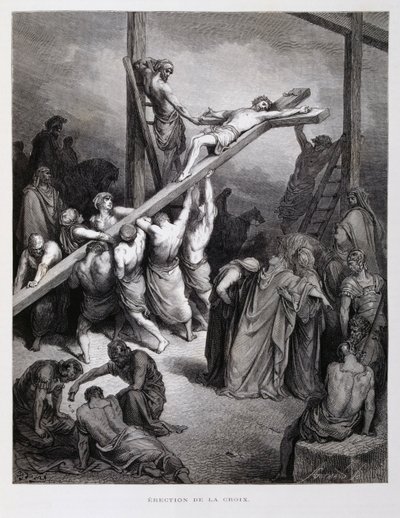 Cristo crucificado, ilustração da Bíblia de Dore de Gustave Dore