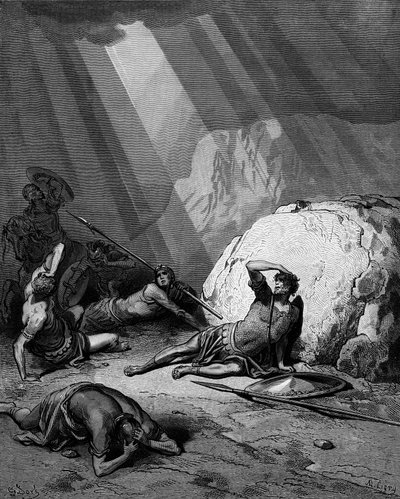 Conversão de São Paulo na estrada para Damasco, 1865-1866 de Gustave Dore