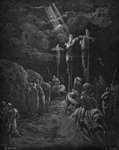 Crucificação de Jesus de Gustave Dore