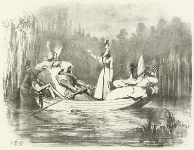 Dandismo Ruralising (gravura) de Gustave Dore