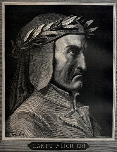 Dante Alighieri 1265-1321, 1860. de Gustave Dore