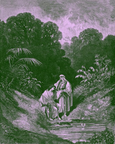 David e Jonathan, de Gustave Doré- Bible de Gustave Dore