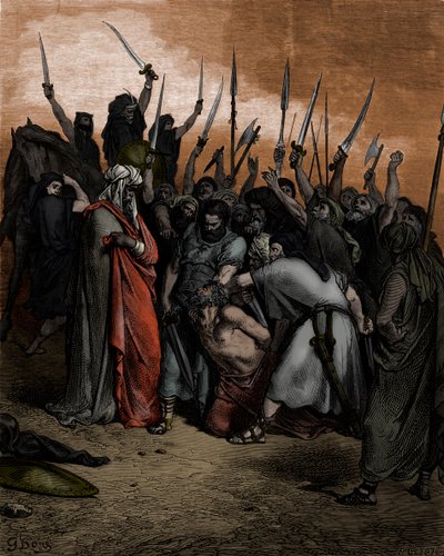 Morte de Agag por Doré - Bíblia de Gustave Dore