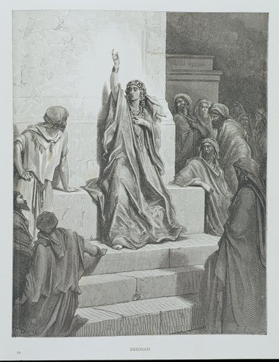 Deborah, gravada por Ettlin, c.1868 de Gustave Dore