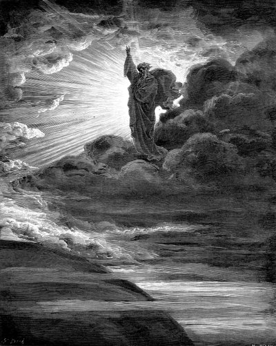 Deus criando luz, 1866 de Gustave Dore