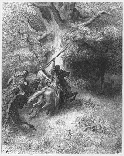 Gustave Dore Bíblia: Morte de Absalão de Gustave Dore