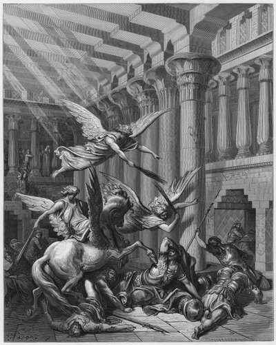 Gustave Dore Bíblia: Heliodorus abatido de Gustave Dore