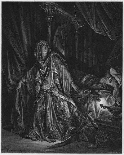 Gustave Dore Bíblia: Judith e Holofernes de Gustave Dore