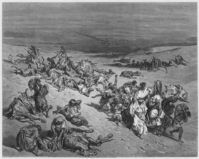 Gustave Dore Bible: O Murrain of Beasts de Gustave Dore