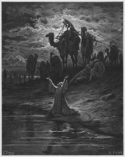 Gustave Dore Bible: A oração de Jacob de Gustave Dore