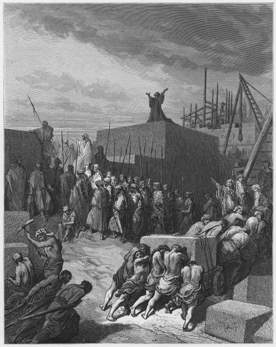 Gustave Dore Bible: A reconstrução do templo de Gustave Dore