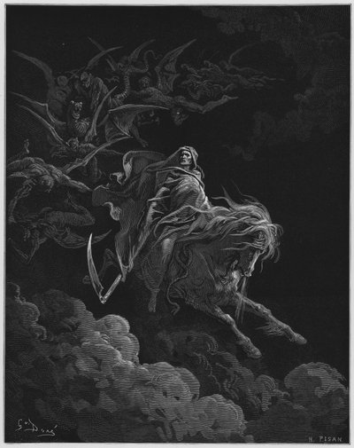 Gustave Dore Bible: A visão da morte de Gustave Dore