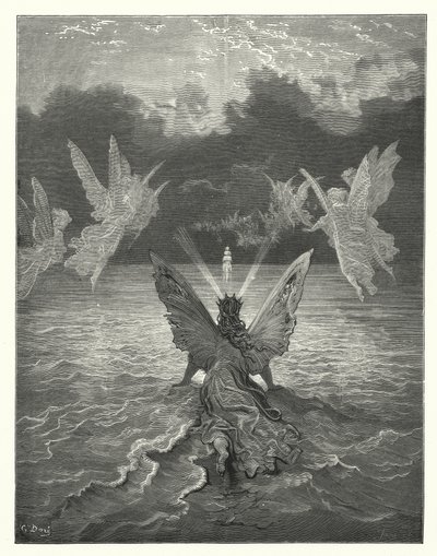 Ilustração de Gustave Dore para a obra de Coleridge Rime of the Ancient Mariner (gravura) de Gustave Dore