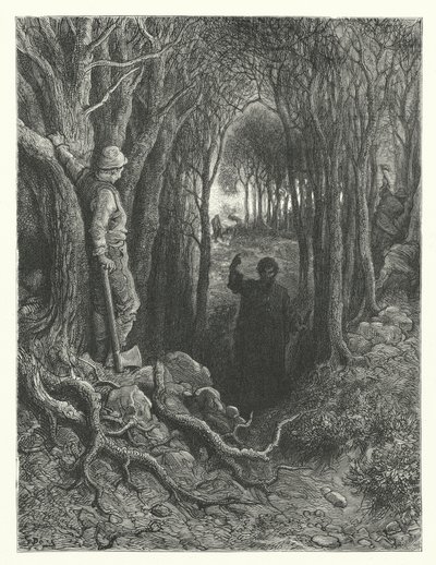 Ilustração de Gustave Dore para a obra de Coleridge Rime of the Ancient Mariner (gravura) de Gustave Dore