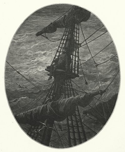 Ilustração de Gustave Dore para a obra de Coleridge Rime of the Ancient Mariner (gravura) de Gustave Dore