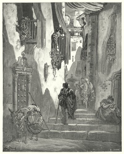 Gustave Dores Dom Quixote: "Ele recebeu uma série de cartas de amor que me foram transmitidas, cada uma cheia das mais ternas expressões" (gravação) de Gustave Dore